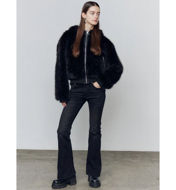 EMODA「フードフェイクファーブルゾン」|ブルゾン・スタジャン|