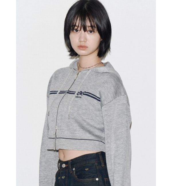 EMODA「ラインニットフーディー」|ニット・セーター|