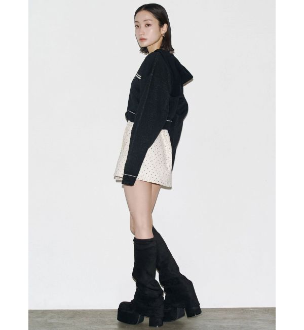 EMODA「ラインニットフーディー」|ニット・セーター|