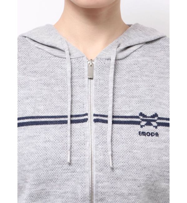 EMODA「ラインニットフーディー」|ニット・セーター|