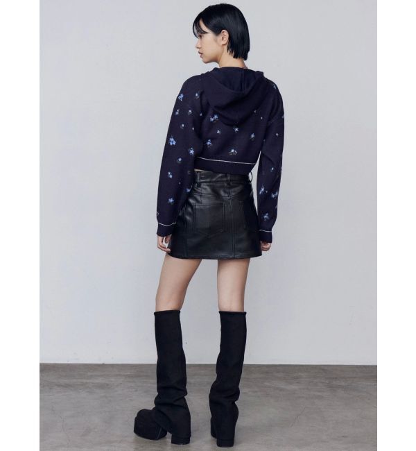 EMODA「ラインニットフーディー」|ニット・セーター|