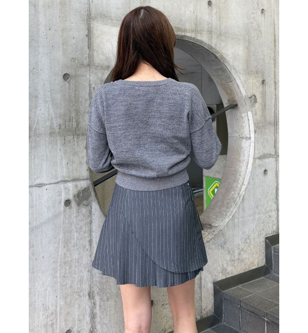 MURUA「カットオフアシメプリーツスカート」|スカート|