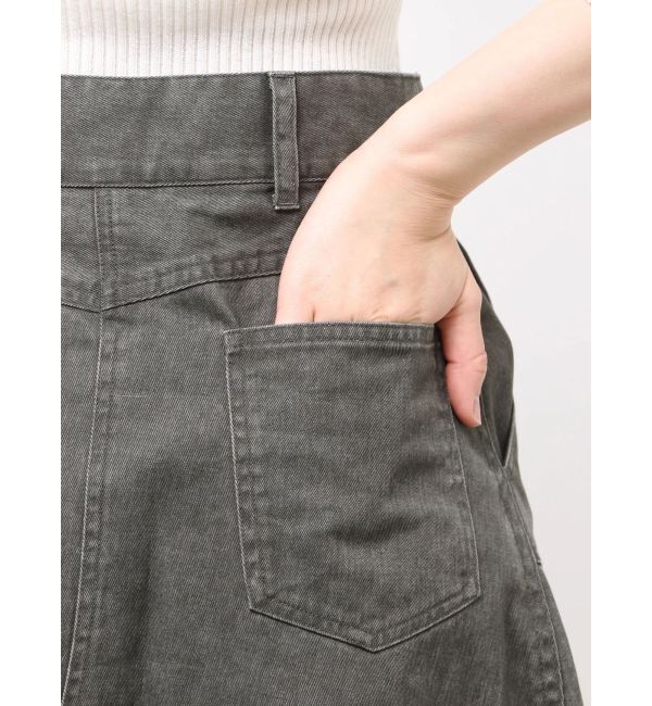 MURUA「ウォッシュアシメラッフルZIPスカート【セット販売対象】」|スカート|