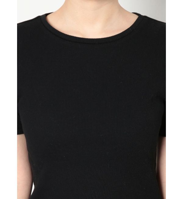 Ungrid「オーガニックコットンテレコハーフスリーブTee」|Tシャツ・カットソー|