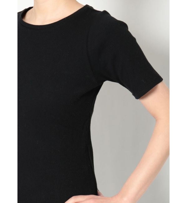 Ungrid「オーガニックコットンテレコハーフスリーブTee」|Tシャツ・カットソー|