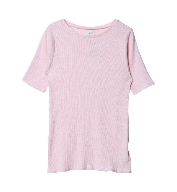 Ungrid「オーガニックコットンテレコハーフスリーブTee」|Tシャツ・カットソー|