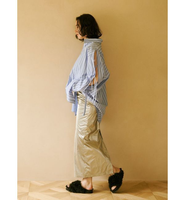 Ungrid「ショルダーデザインビッグシャツ」|シャツ・ブラウス|