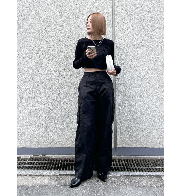 Ungrid「マルチウェイサイドオープンロングスリーブTee」|Tシャツ・カットソー|