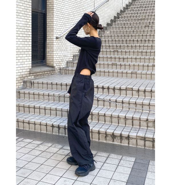 Ungrid「マルチウェイサイドオープンロングスリーブTee」|Tシャツ・カットソー|