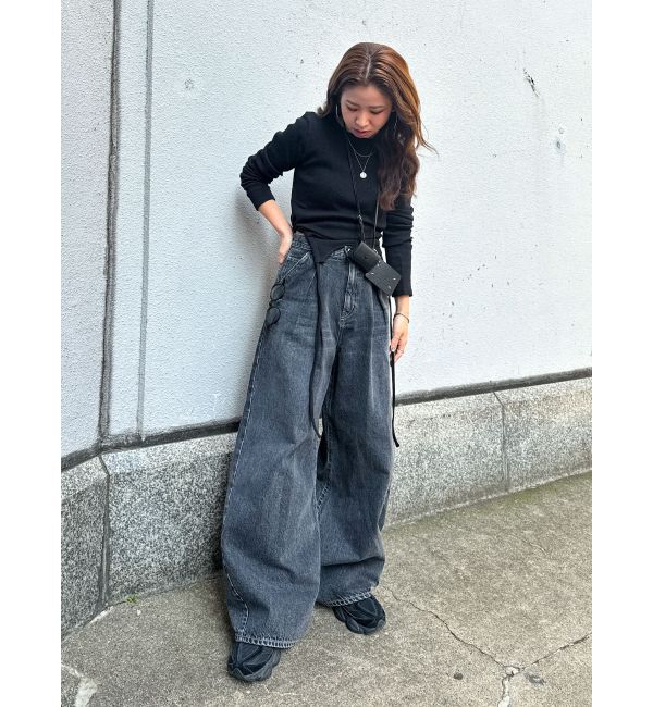 Ungrid「マルチウェイサイドオープンロングスリーブTee」|Tシャツ・カットソー|