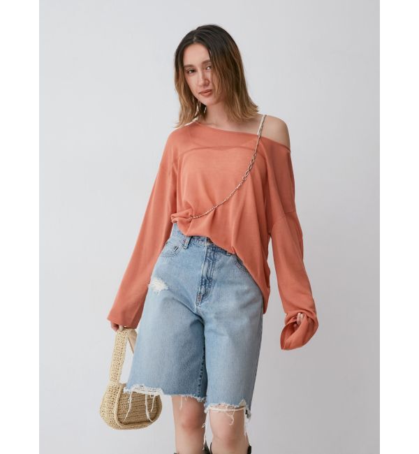 Ungrid「シアールーズカラーニット」|ニット・セーター|