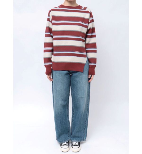 Ungrid「ボーダースリットニット」|ニット・セーター|