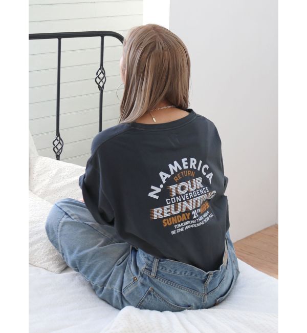 Ungrid「ツアーロゴルーズTee」|Tシャツ・カットソー|