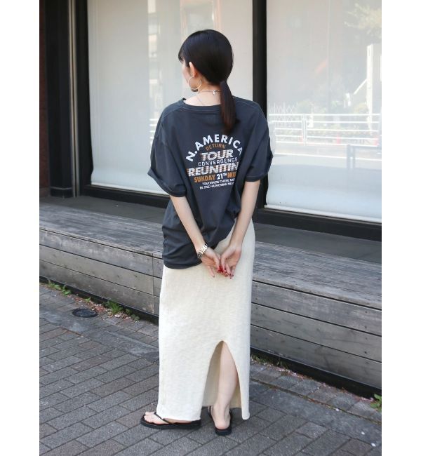 Ungrid「ツアーロゴルーズTee」|Tシャツ・カットソー|