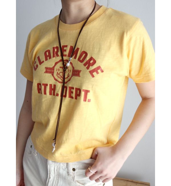 Ungrid「CLAREMOREコンパクトロゴTee」|Tシャツ・カットソー|