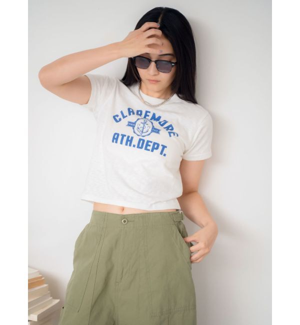 Ungrid「CLAREMOREコンパクトロゴTee」|Tシャツ・カットソー|