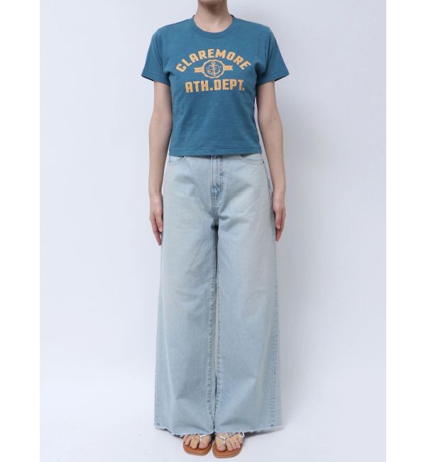 Ungrid「CLAREMOREコンパクトロゴTee」|Tシャツ・カットソー|