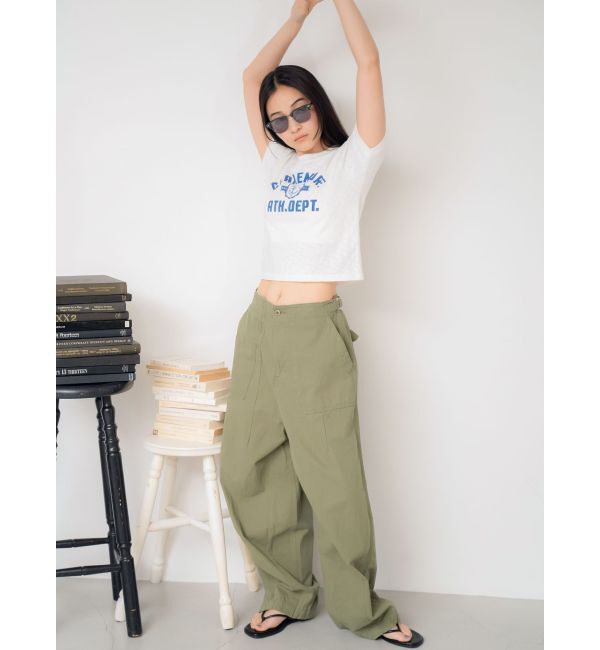 Ungrid「CLAREMOREコンパクトロゴTee」|Tシャツ・カットソー|