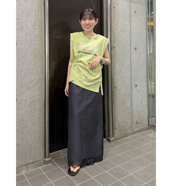 Ungrid「ヴィンテージロゴノースリトップス」|タンクトップ|