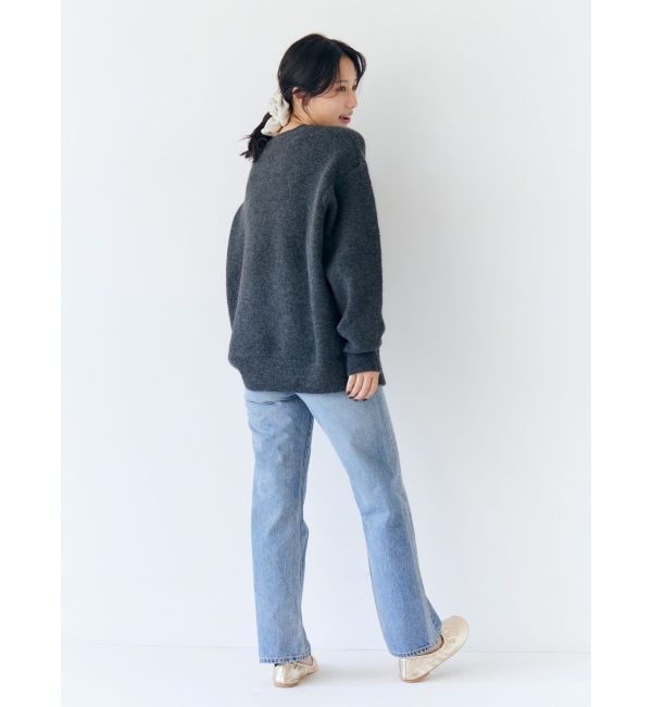 Ungrid「【WEB限定】ロゴルーズニット」|ニット・セーター|