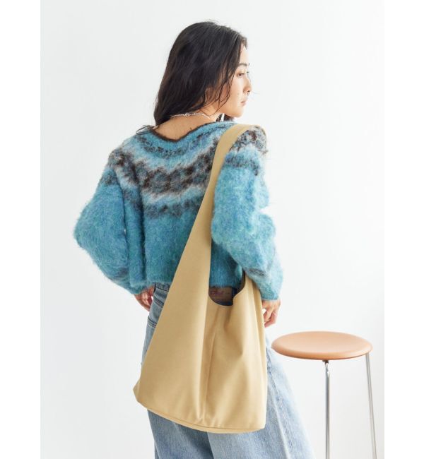 Ungrid「【WEB限定】求心柄ショートジップニット」|ニット・セーター|