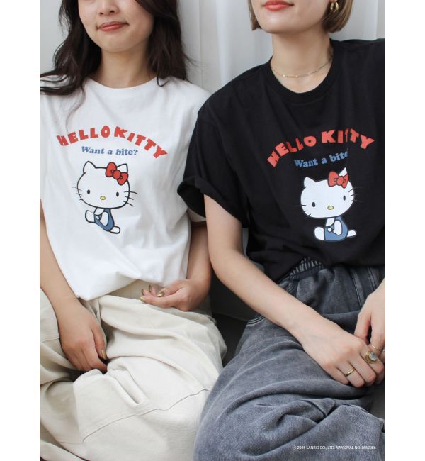 Ungrid「【ハローキティーコラボ】ロゴデザインTee」|Tシャツ・カットソー|