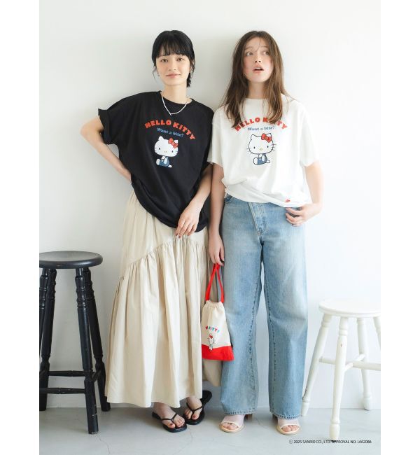 Ungrid「【ハローキティーコラボ】ロゴデザインTee」|Tシャツ・カットソー|