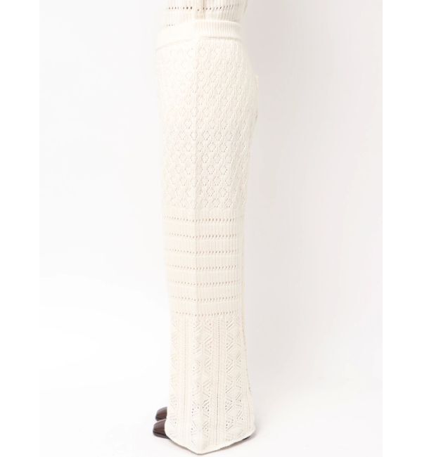 Ungrid「透かし編みニットパンツ」|その他|