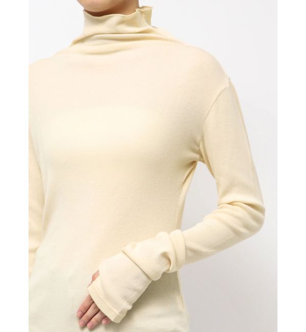 Ungrid「ハイネックシアーロングスリーブTee」|Tシャツ・カットソー|