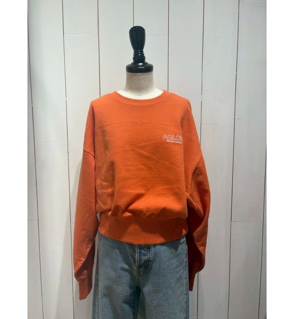 Ungrid「ロゴ刺繍ショートスウェット」|スウェット・ジャージ|