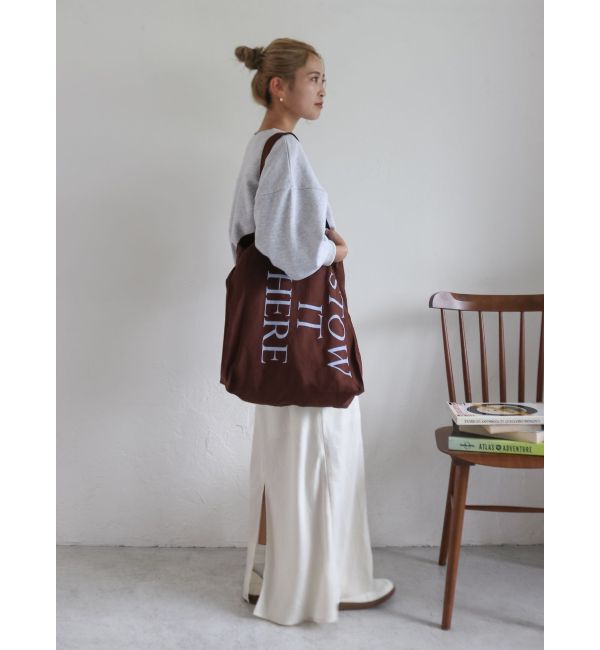 Ungrid「ロゴ刺繍ショートスウェット」|スウェット・ジャージ|