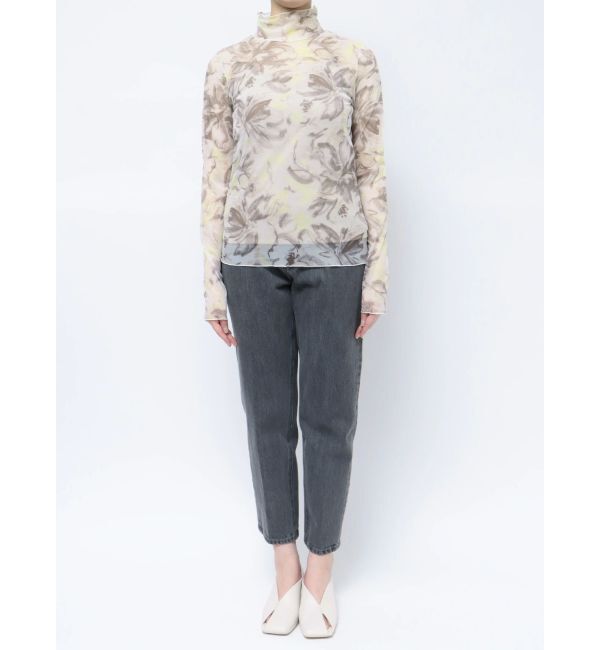 LAGUNAMOON「ペイントフラワーチュールトップス」|Tシャツ・カットソー|