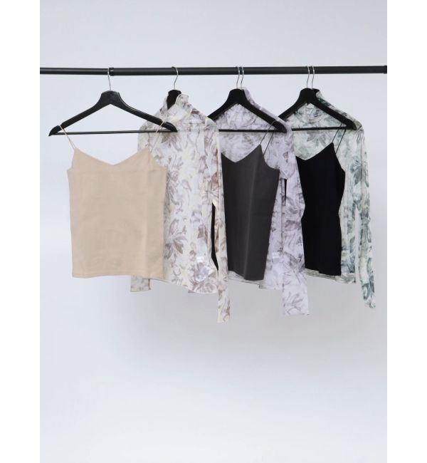 LAGUNAMOON「ペイントフラワーチュールトップス」|Tシャツ・カットソー|