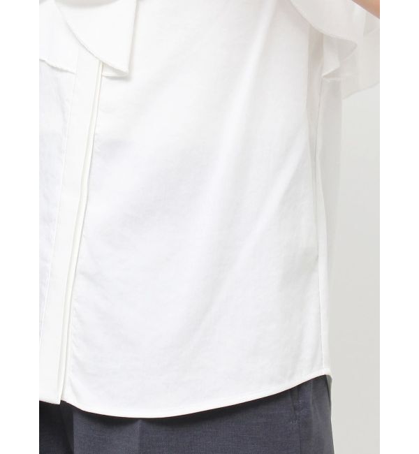 LAGUNAMOON「フリルピンタックノースリーブブラウス」|シャツ・ブラウス|