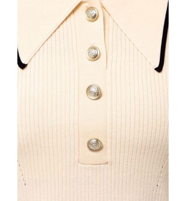 LAGUNAMOON「【WEB限】カラーネックラインニットプルオーバー」|ニット・セーター|