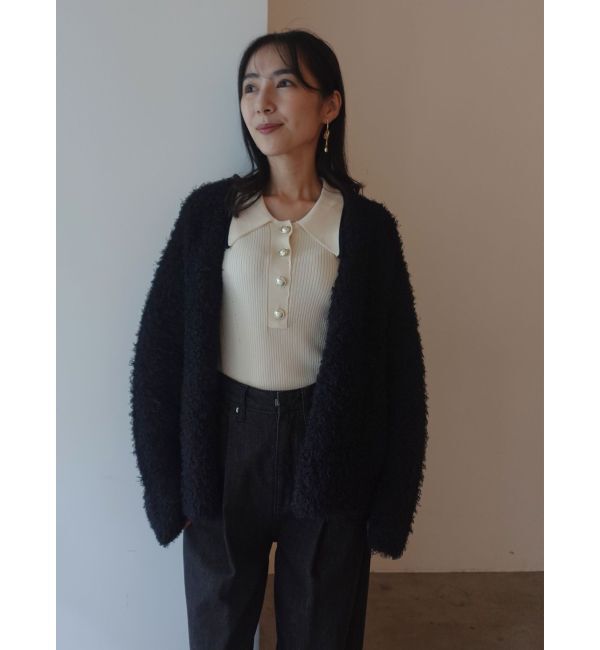 LAGUNAMOON「【WEB限】カラーネックラインニットプルオーバー」|ニット・セーター|