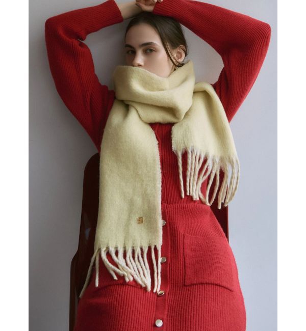 LAGUNAMOON「リバーシブルストール」|ストール|イエロー