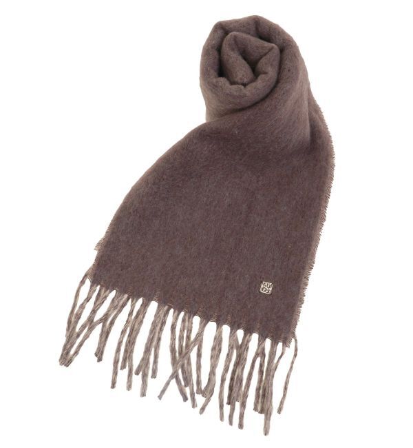 LAGUNAMOON「リバーシブルストール」|ストール|ブラウン