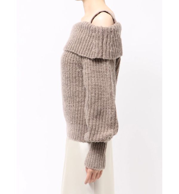 LAGUNAMOON「ウールブレンドオフショルダーニット」|ニット・セーター|