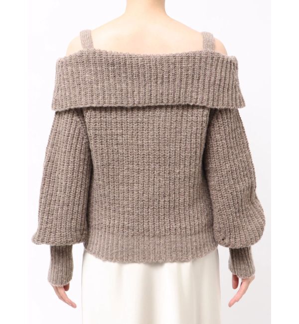 LAGUNAMOON「ウールブレンドオフショルダーニット」|ニット・セーター|