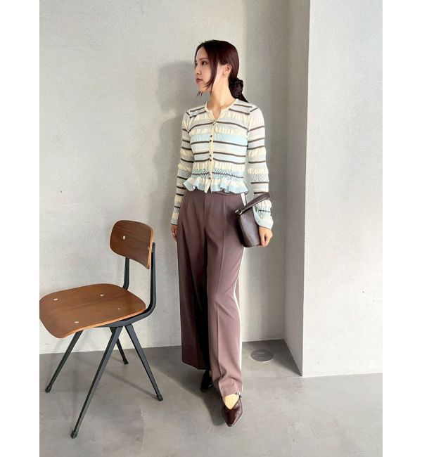 LAGUNAMOON「フロントジップラインパンツ」|その他|