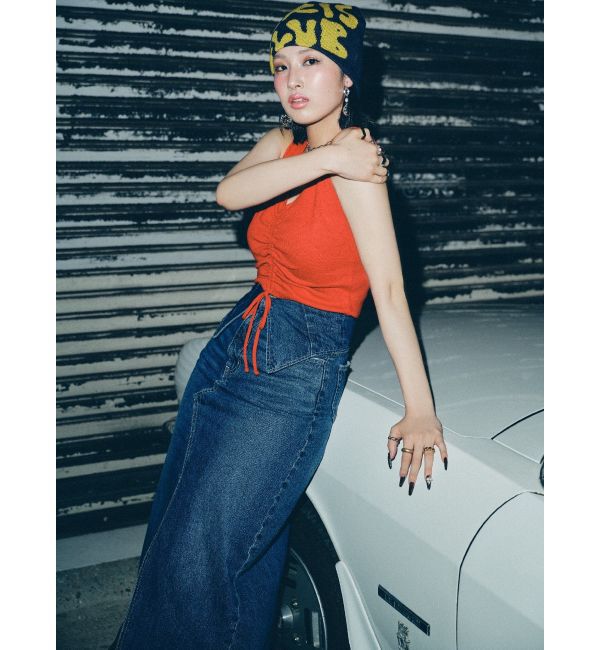 EVRIS「ギャザーリボンタンクトップ」|タンクトップ|