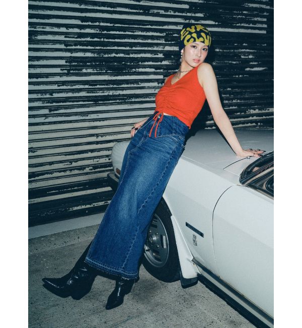 EVRIS「ギャザーリボンタンクトップ」|タンクトップ|