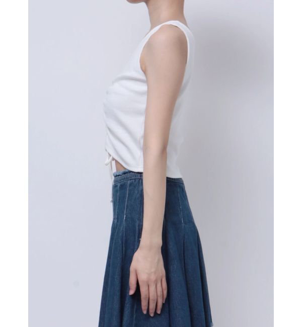 EVRIS「ギャザーリボンタンクトップ」|タンクトップ|