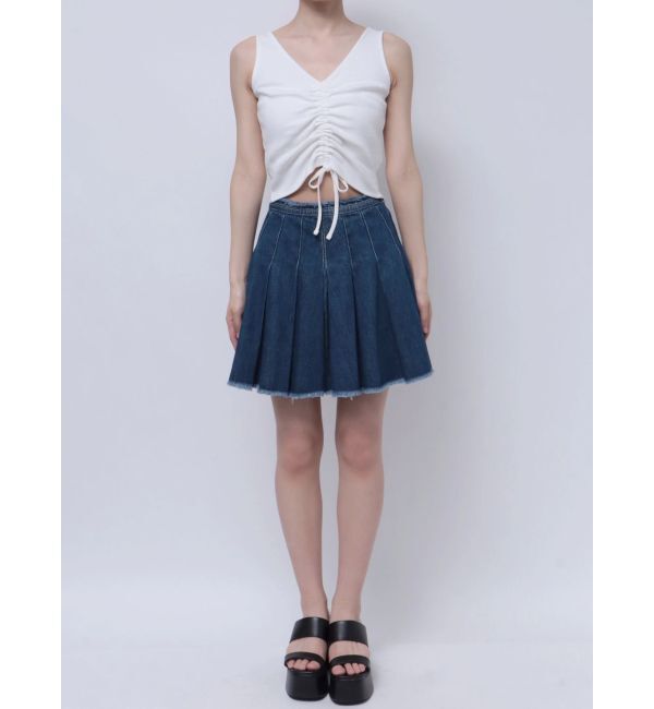 EVRIS「ギャザーリボンタンクトップ」|タンクトップ|