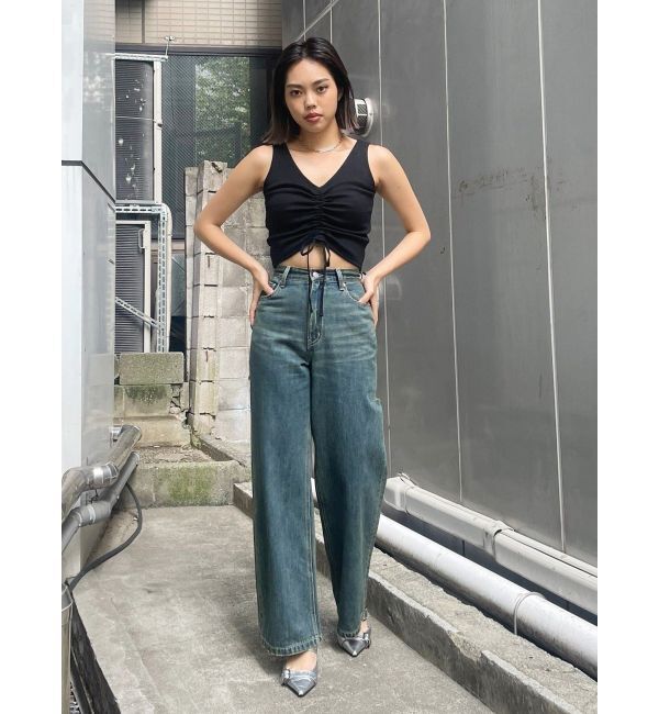 EVRIS「ギャザーリボンタンクトップ」|タンクトップ|