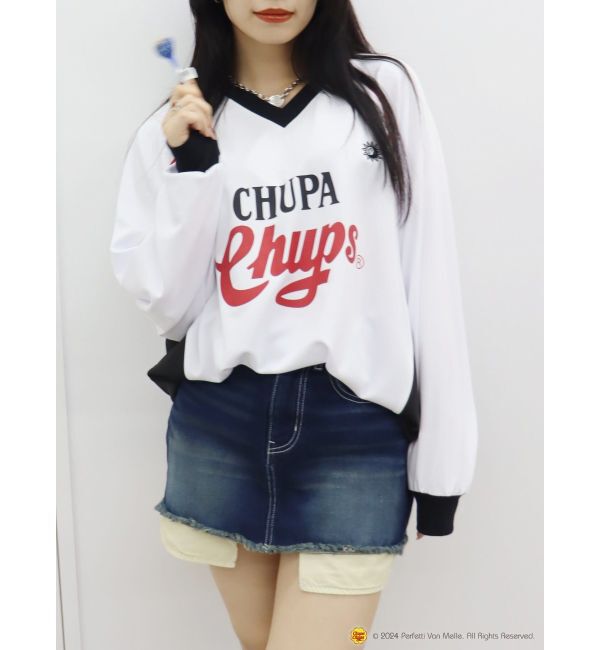 EVRIS「【EVRIS&times;Chupa Chups】ユニホームトップス」|Tシャツ・カットソー|