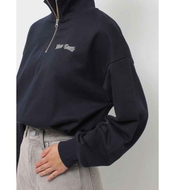 EVRIS「ナンバリングハーフZIPスウェットトップス」|スウェット・ジャージ|