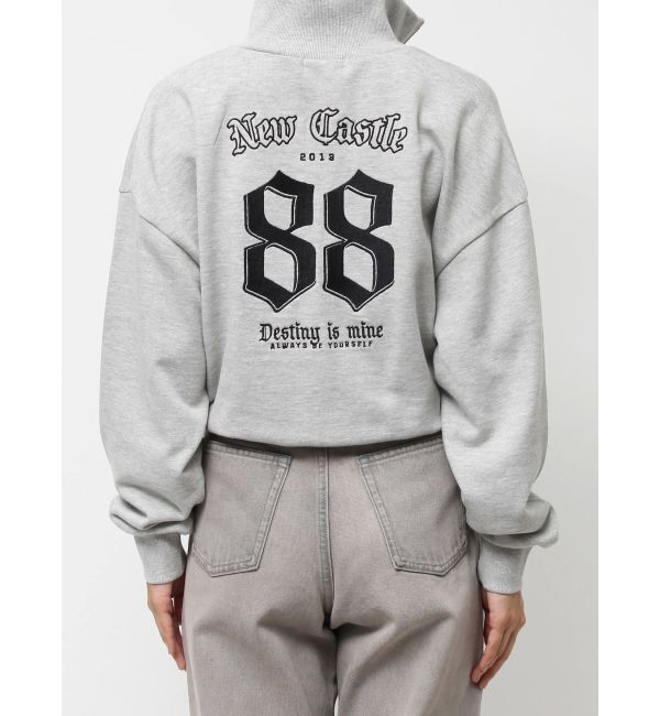 EVRIS「ナンバリングハーフZIPスウェットトップス」|スウェット・ジャージ|