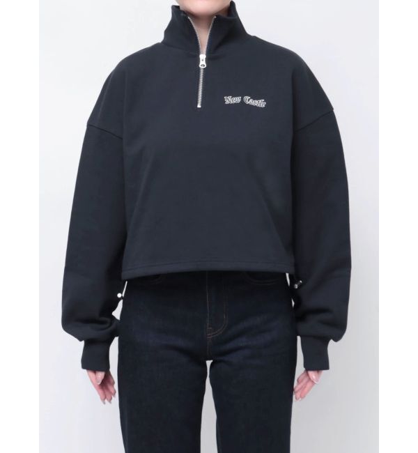 EVRIS「ナンバリングハーフZIPスウェットトップス」|スウェット・ジャージ|